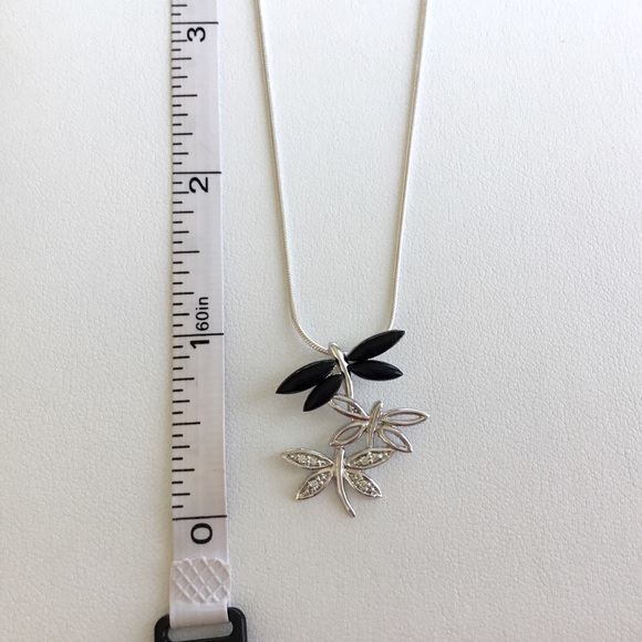 Sterling Silver Dragonfly Necklace - Picture 9 of 12